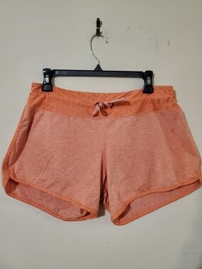 Rabbit Heathered Coral Peach Athletic Shorts Womens L